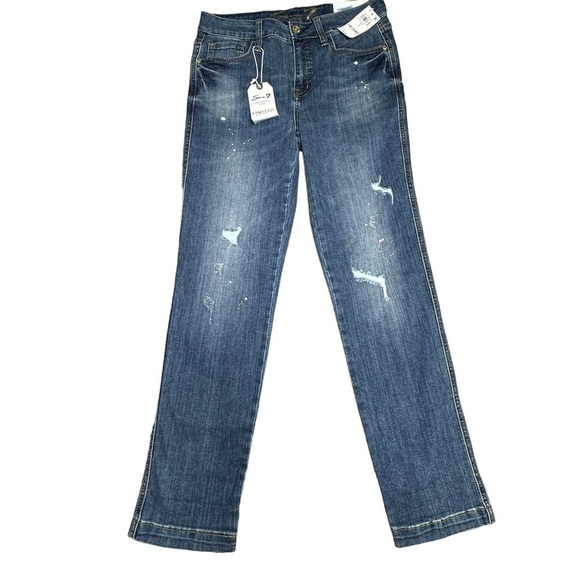 Seven7 weekend boyfriend limited edition jeans NWT 4 - Picture 2 of 8